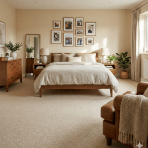 Abundance Driftwood Carpet Bedroom