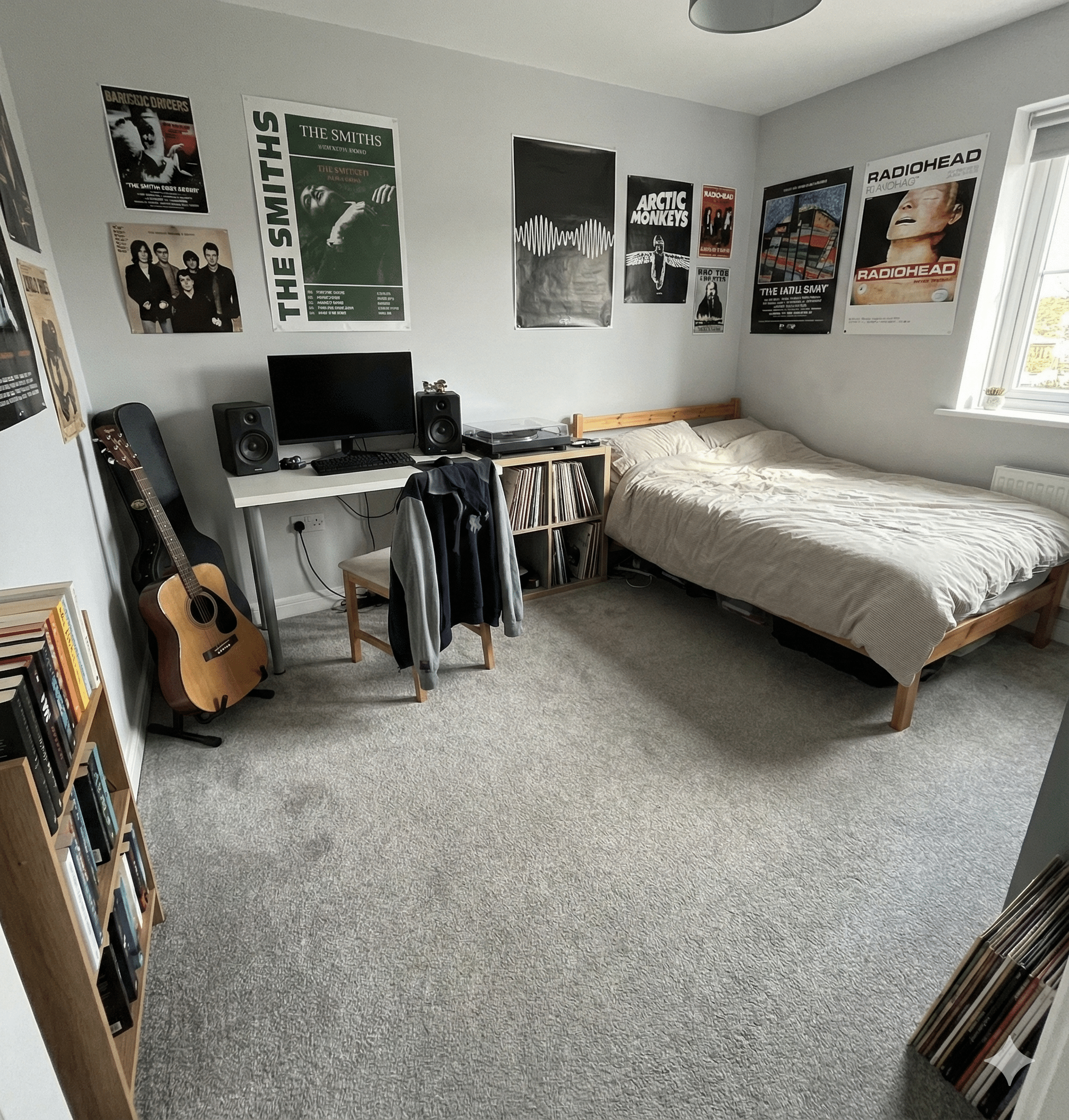 Abundance Flint Carpet Bedroom