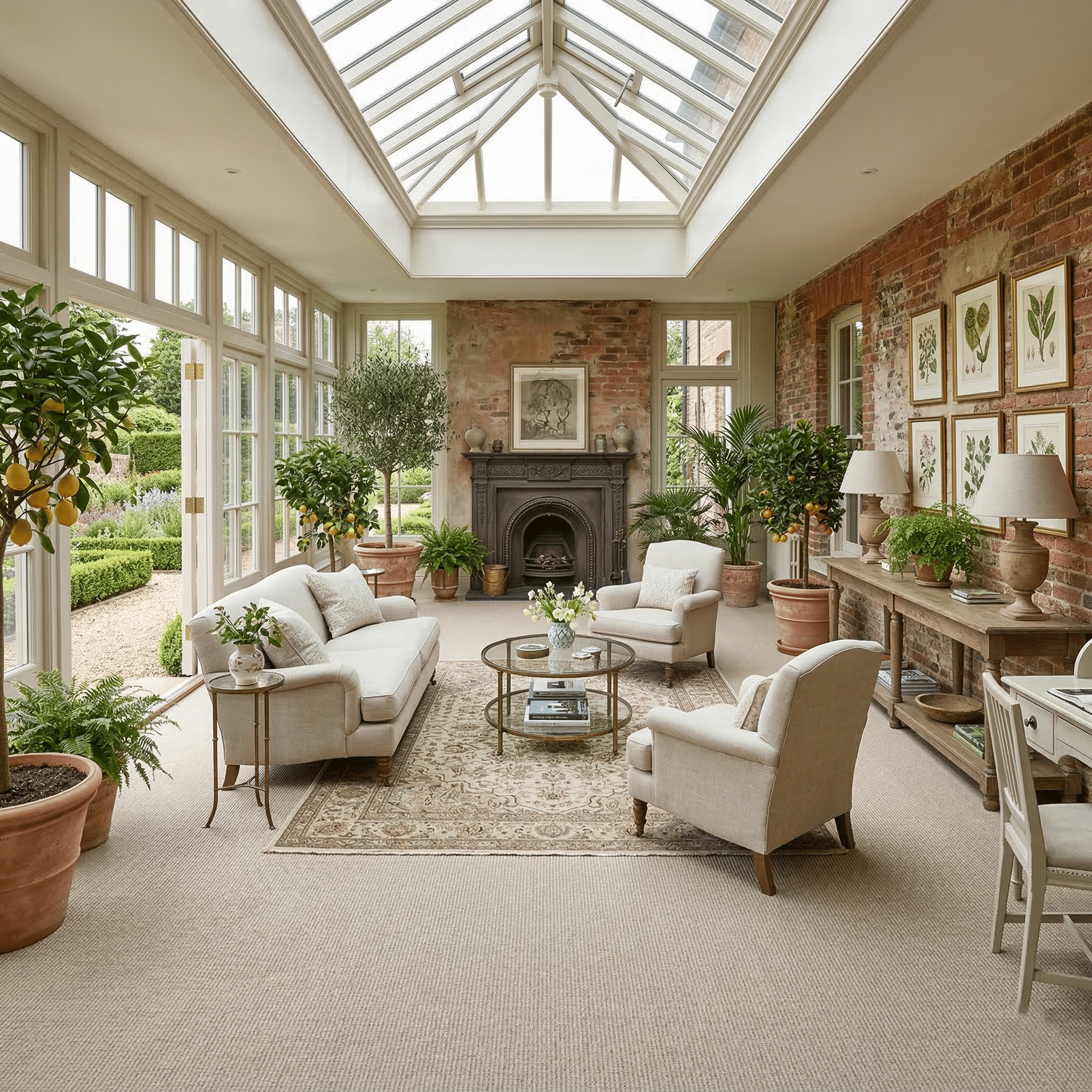 Farmhouse Wool Carpet Sheep Conservatory