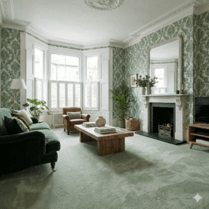 Glamorous Pasture Carpet Living Room