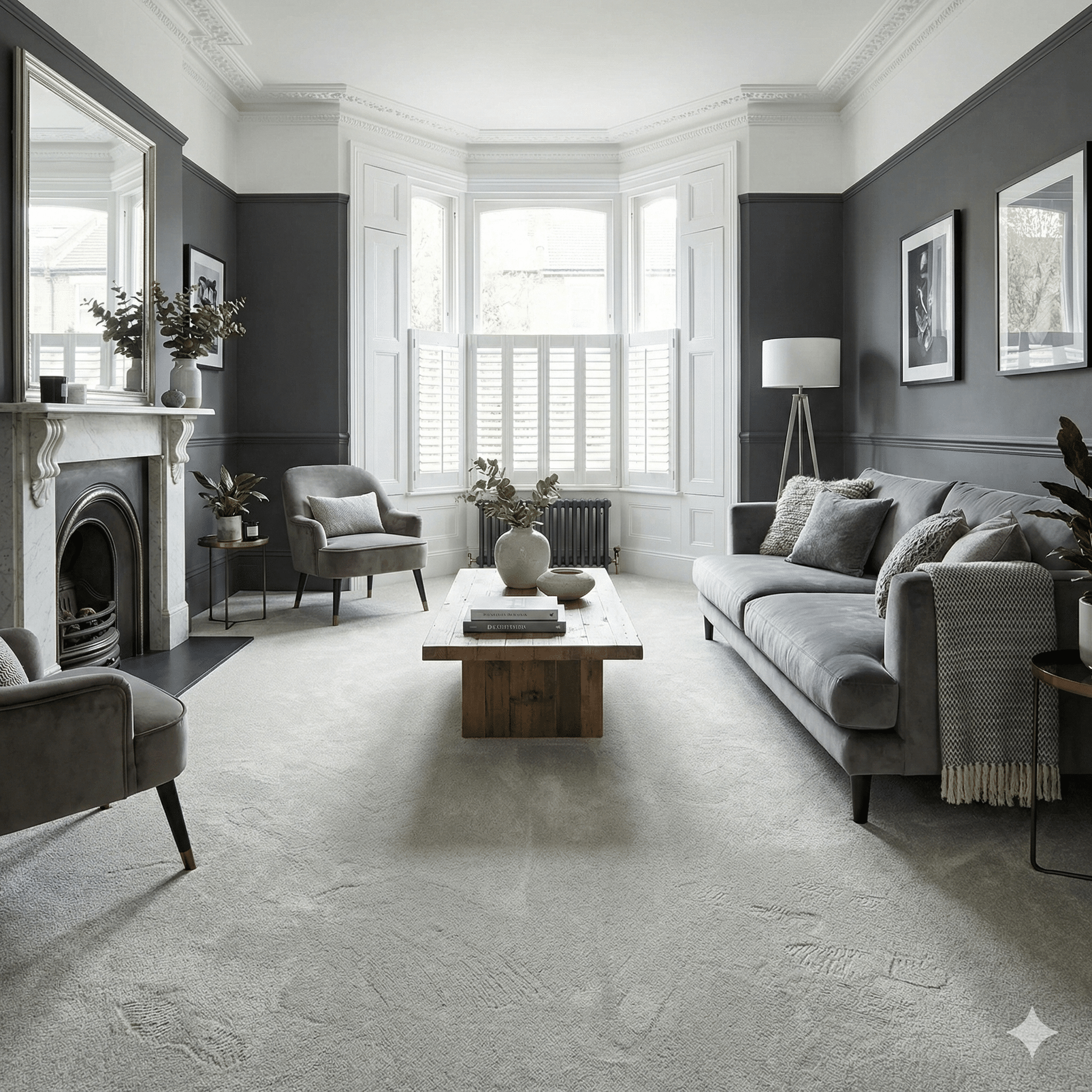 Glamorous Stallion Carpet Living Room