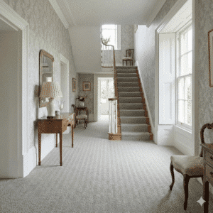 Homestead Wool Herringbone Cobble Carpet Hallway