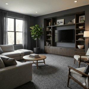 Homestyle Ebony Carpet Living Room