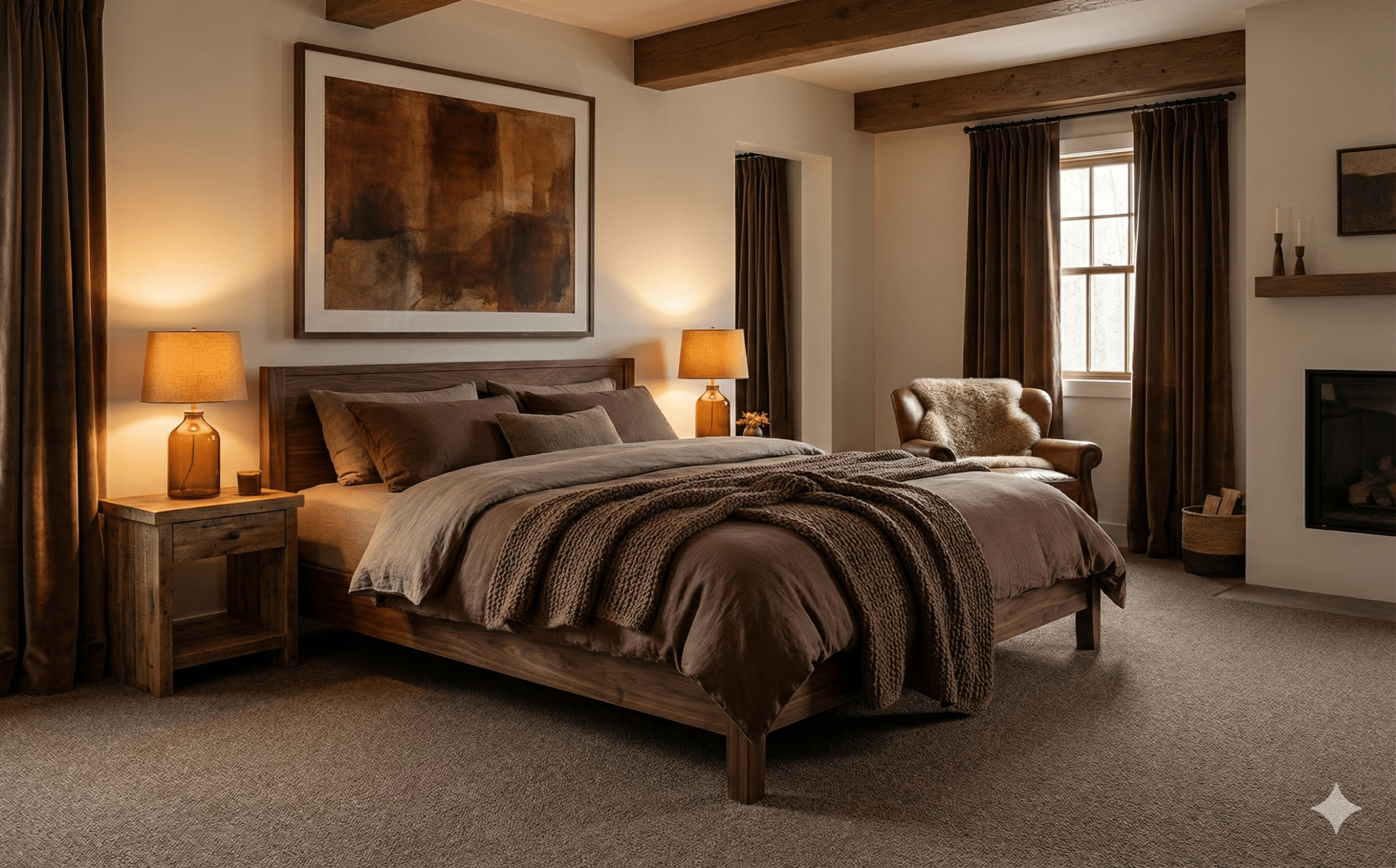 Maison Imperial Husk Carpet Bedroom