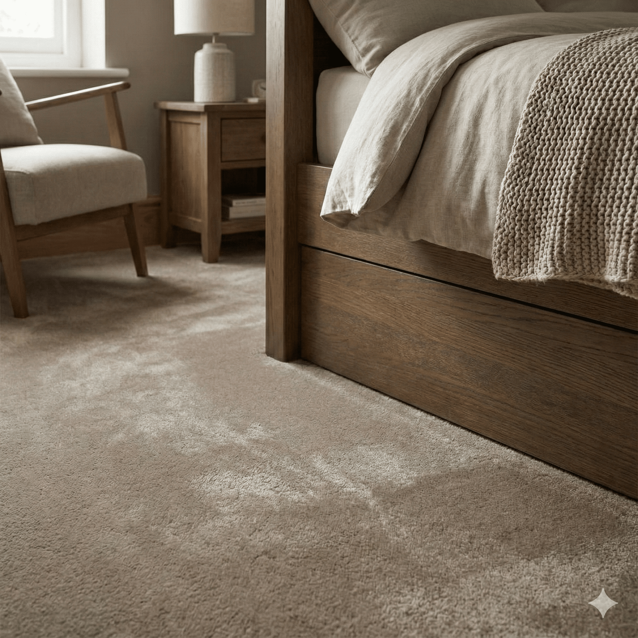 Pillowtex Toffee Carpet Bedroom
