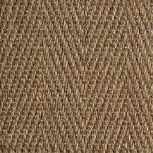 Sisal Herringbone Earth Carpet