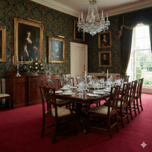 Ultimo Ruby Carpet Dining Room