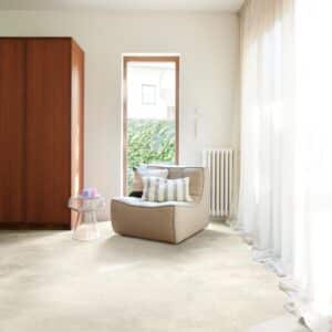 Ajax Sheet Vinyl Light Marble Bedroom