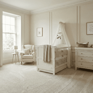 Glamorous Padstone Carpet in a bedroom