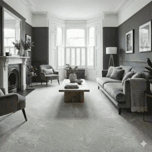 Glamorous Stallion Carpet in a living room