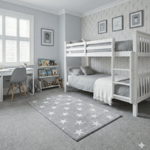 Haven Aura Carpet in a bedroom
