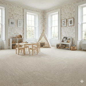 Poetry Jotter Carpet in a playroom