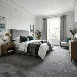 Princess Deluxe Quartz Carpet in a bedroom