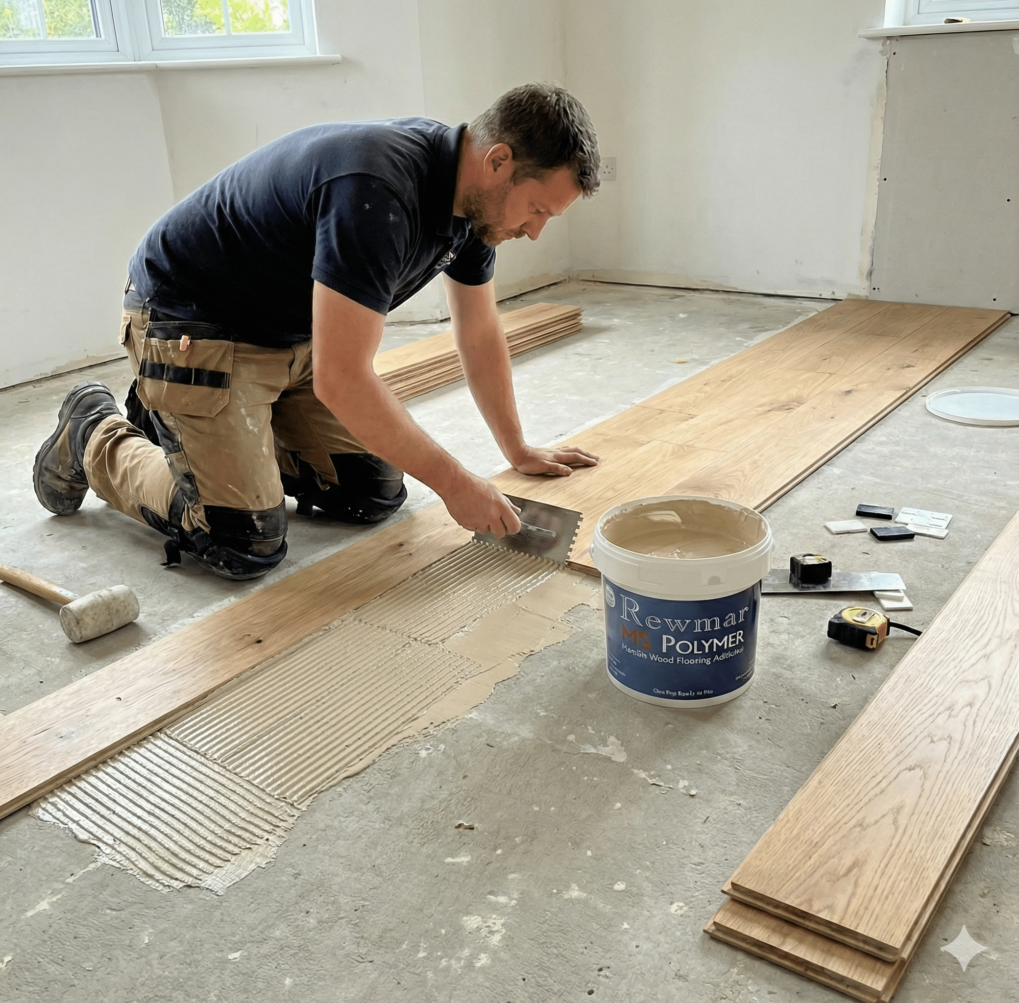 Wood Floor Adhesive - MS Polymer Application