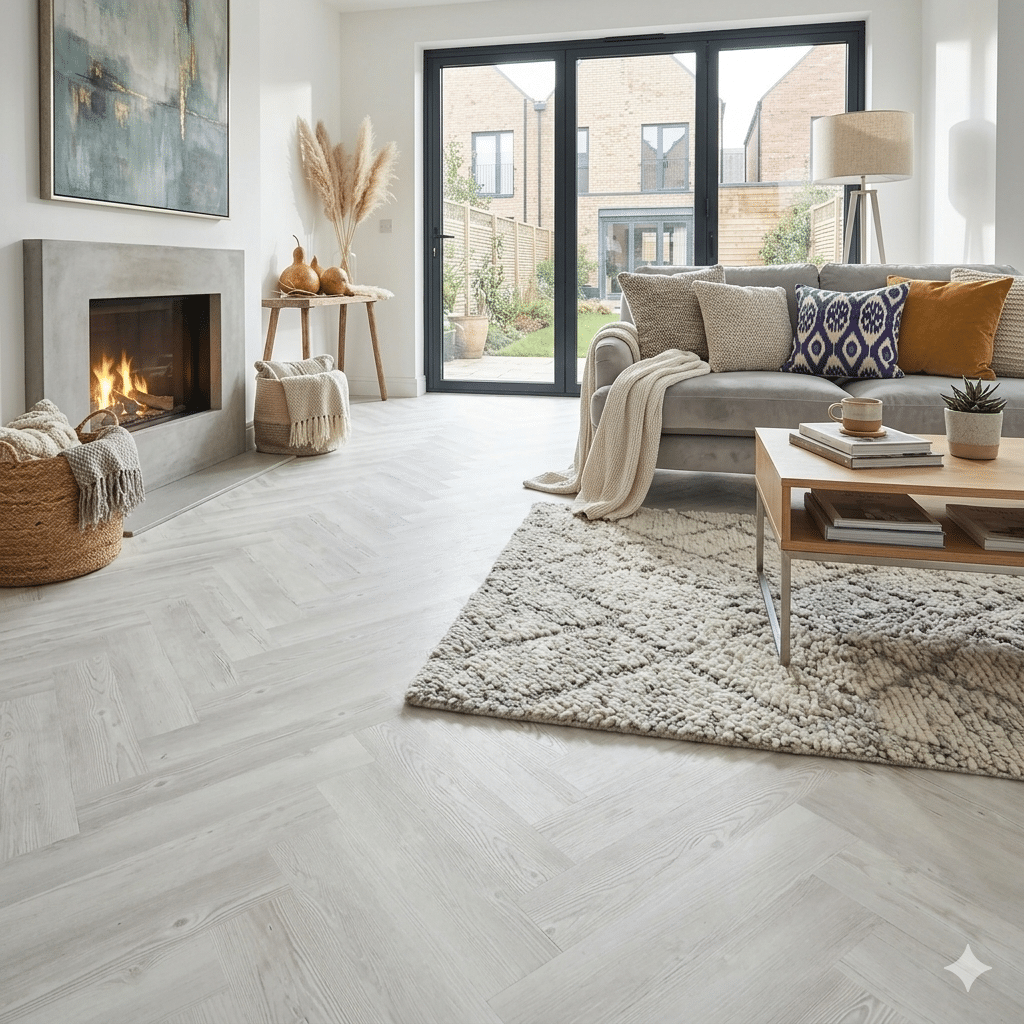 Woodland 2.5mm Alaska Birch Parquet LVT 610 x 122